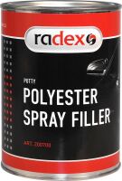 RADEX SPRAY FILLER Polyester Spritzspachtel 0,8 L +...